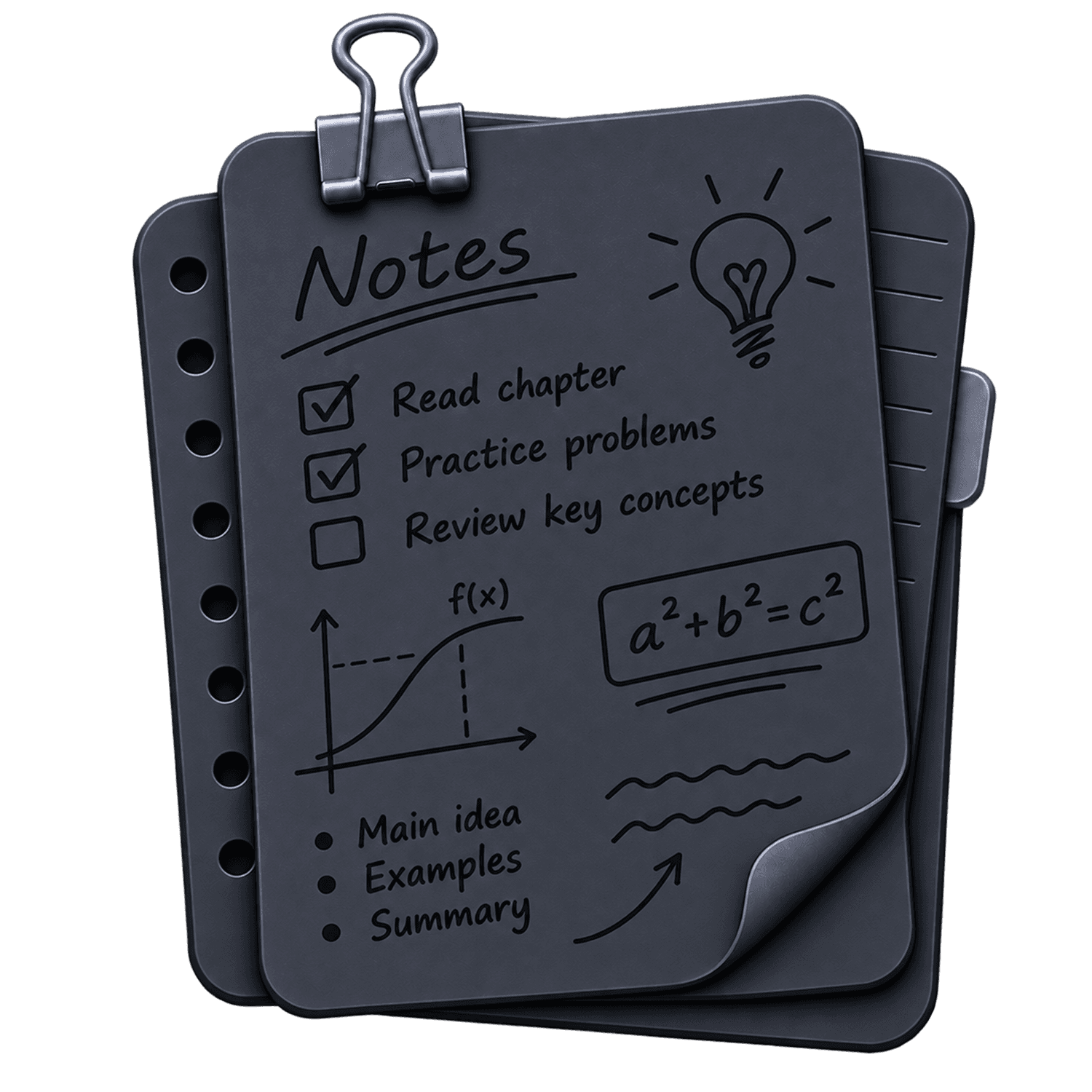 Handwritten notes
