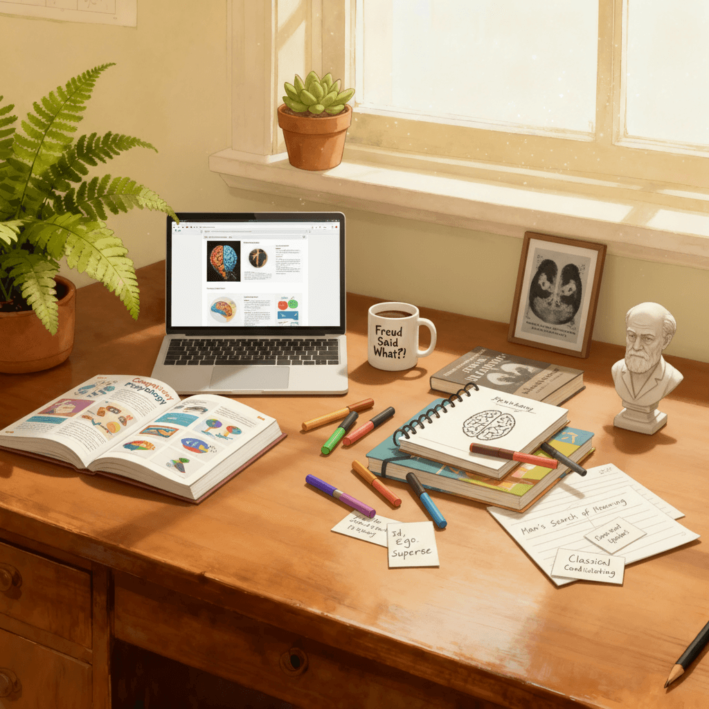 Studying psychology with Astra AI